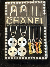Load image into Gallery viewer, Chanel 17A 2017 Paris Cosmopolite Sewing Kit Brooch Pin