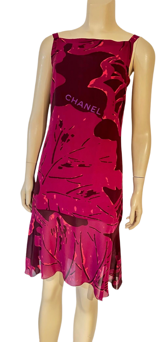 Silky Chanel Summer 00A Pink Dress FR 36 US 2/4 – HelensChanel