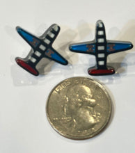 Load image into Gallery viewer, Chanel Airlines 16S 2016 Airplane Stud Pierced Earrings