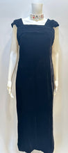 Load image into Gallery viewer, Vintage Chanel Early 1980s Long Velvet Black Evening Gown Size 4