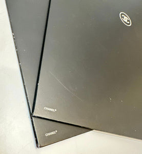 Set of 2 Black Chanel Folders