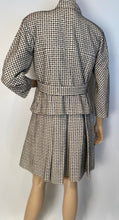 Load image into Gallery viewer, Chanel 10P, 2010 Spring Ecru/Black Tweed Jacket matching Dress 2 Piece Set FR 42 US 6
