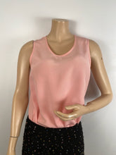 Load image into Gallery viewer, Vintage Chanel Pink Camisole Shell Blouse US 8/10