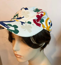 Load image into Gallery viewer, Chanel White Multicolor Clover CC Baseball Cap Hat