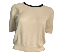 Load image into Gallery viewer, Chanel Winter White Sweater Top Blouse US 6