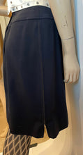 Load image into Gallery viewer, Chanel Vintage 95P, 1995 Spring Dark Navy side zippers Skirt FR 40 US 6