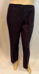 Chanel 03P 2003 Spring Dark Navy Blue Pants Trousers FR 46 US 12/14