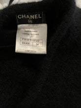 Load image into Gallery viewer, Chanel 09A 2009 Fall Runway Black Sweater Dress FR 34 US 4