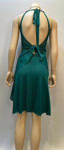 Chanel 09P Emerald Green Knit Draped Dress FR 36 US 4