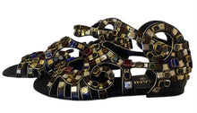 Load image into Gallery viewer, Rare Chanel 11A Paris-Byzance Gladiator Multicolor Stone Sandals EU 39