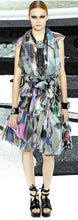 Load image into Gallery viewer, Rare Chanel 11P Runway CC Gripoix Gold Metal Extra Long Chains Necklace