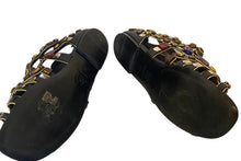 Load image into Gallery viewer, Rare Chanel 11A Paris-Byzance Gladiator Multicolor Stone Sandals EU 39