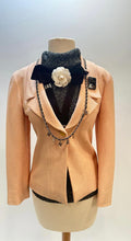 Load image into Gallery viewer, Chanel Charm Letters 2012 Silver Black Leather Chain Link Belt/Necklace
