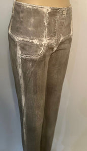 Chanel 14A Paris Dallas Light Gray Jeans FR 38