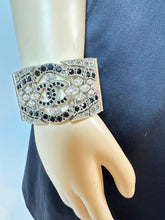 Load image into Gallery viewer, Rare Chanel 15K Limited Edition Runway Look #97 Crystal Statement Bracelet w Box
