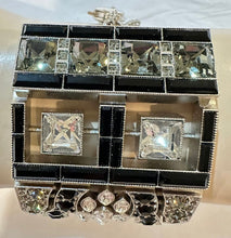 Load image into Gallery viewer, Rare Chanel 15K Limited Edition Runway Look #97 Crystal Statement Bracelet w Box