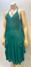 Load image into Gallery viewer, Chanel 09P Emerald Green Knit Draped Dress FR 36 US 4