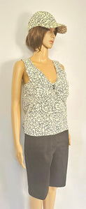 NWT Chanel 06P CC Logos Blouse FR 40 US 4/6