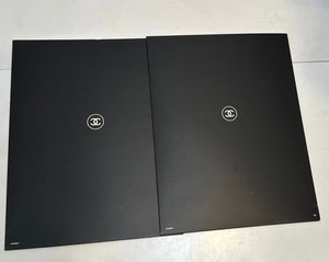 Set of 2 Black Chanel Folders