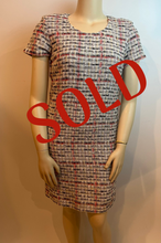 Load image into Gallery viewer, Chanel 2018 Spring 18P Multicolor Grey Tweed Dress FR 42 US 10/12