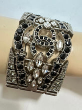 Load image into Gallery viewer, Rare Chanel 15K Limited Edition Runway Look #97 Crystal Statement Bracelet w Box