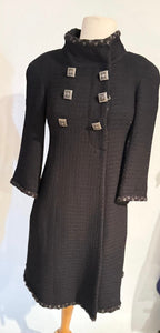 Chanel Iconic 11A Paris Byzance Black Jacket Coat FR 38 US 4