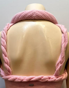 Chanel 09P Barbie Pink Cashmere Top Blouse FR 38 US 4/6