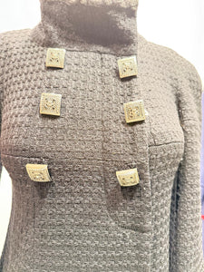 Chanel Iconic 11A Paris Byzance Black Jacket Coat FR 38 US 4