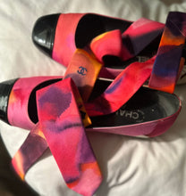 Load image into Gallery viewer, Chanel 15P 2015 Spring Water Color Flats EU 38C US 8.5 Wide