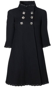 Chanel Iconic 11A Paris Byzance Black Jacket Coat FR 38 US 4