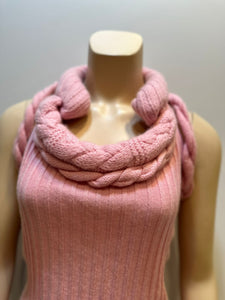 Chanel 09P Barbie Pink Cashmere Top Blouse FR 38 US 4/6