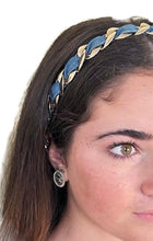 Load image into Gallery viewer, Chanel 08C 2008 Cruise Denim Chain Link Headband Hair Accessory, Necklace, Bracelet