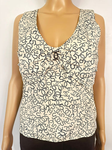 NWT Chanel 06P CC Logos Blouse FR 40 US 4/6