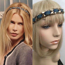 Load image into Gallery viewer, Chanel 08C 2008 Cruise Denim Chain Link Headband Hair Accessory, Necklace, Bracelet