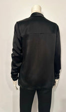 Load image into Gallery viewer, Versatile Casual Chanel 02P Black Satin Jacket FR 38