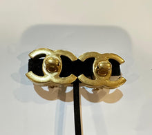 Load image into Gallery viewer, Chanel 09A CC Turnlock Oversized Gold Tone Clip On Earrings