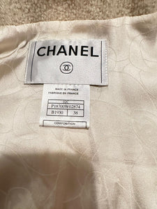 Very Rare Chanel 02C 2002 Cruise Resort Rows of Voile Ruffle Jacket Blazer FR 38 US 4/6