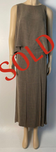 Load image into Gallery viewer, Chanel Vintage 99P 1999 Spring brown blouse long maxi skirt dress outfit set FR 38