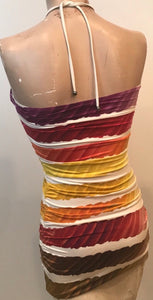 Chanel 2014 Spring Resort Cruise RTW Colorama swim Top FR 34 US 2/4