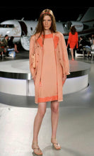 Load image into Gallery viewer, Chanel 08C 2008 Cruise Chain Link Orange TerryCloth Headband/Necklace