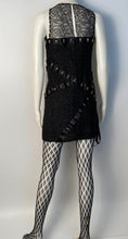 Load image into Gallery viewer, Chanel 09P 2009 Spring fishnet stockings black tights hosiery Sz Large