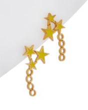 Load image into Gallery viewer, Chanel 01P, 2001 Spring Comte Coco shooting Stars Pierced Earrings