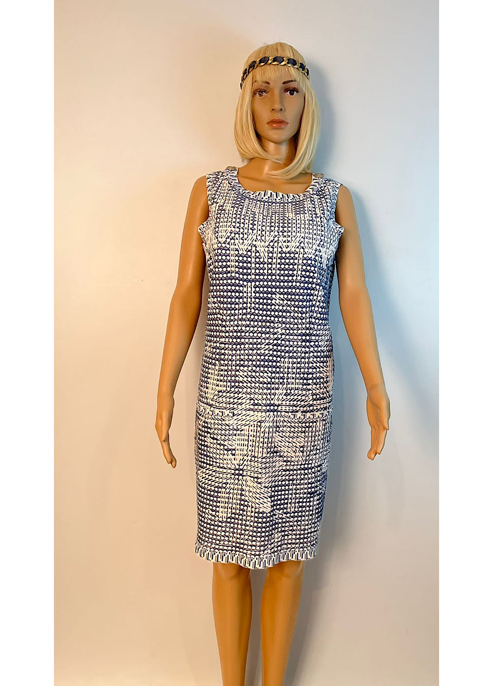 HelensChanel Geometric Sheath Dress