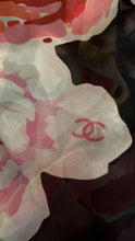 Load image into Gallery viewer, Chanel 11P 2011 Spring Black Floral Silk Chiffon Top Blouse FR 38 US 4/6