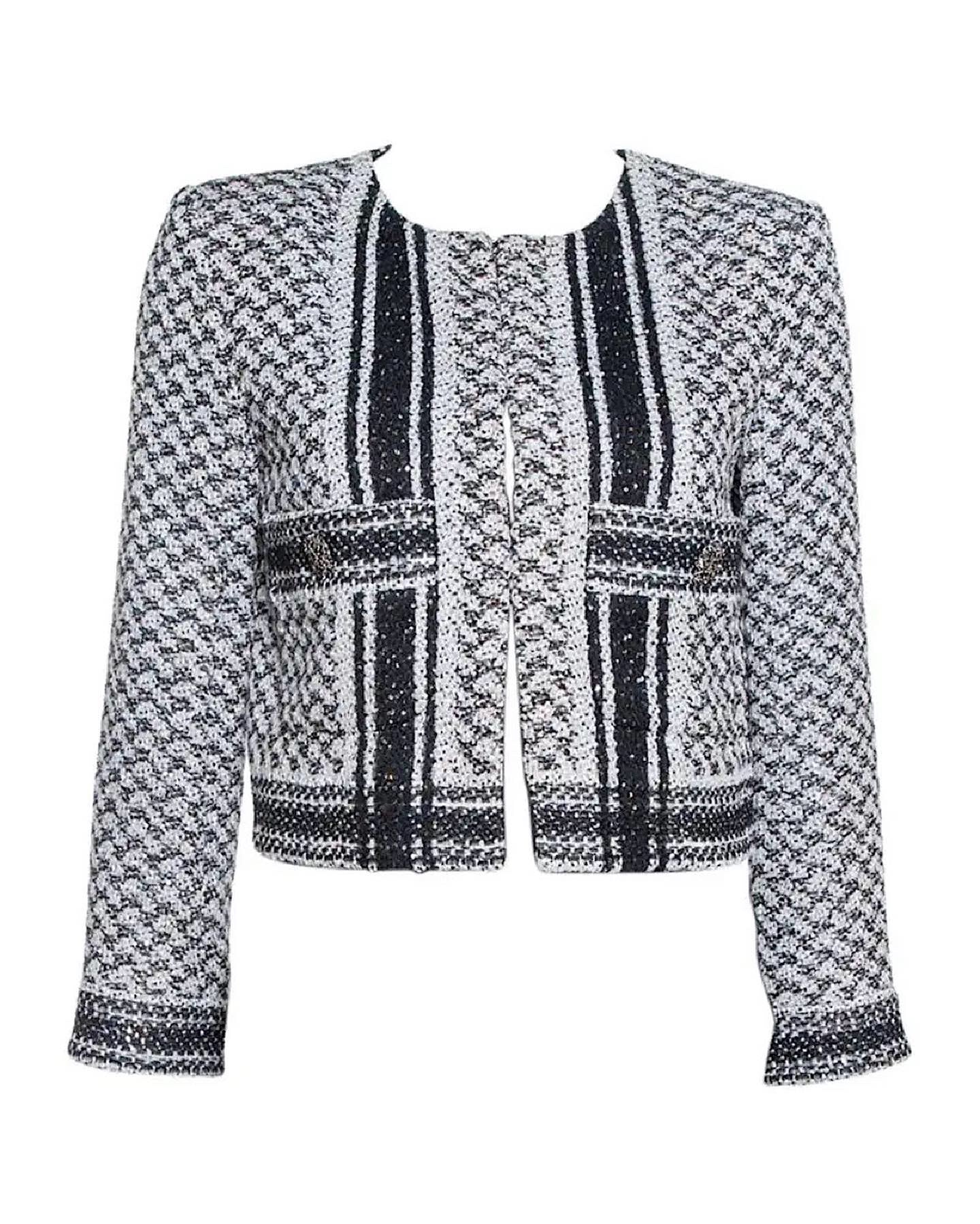 Very Rare Chanel 15C 2015 Cruise Paris-Dubai Tweed Glitter Jacket