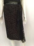Load image into Gallery viewer, Rare! Chanel Vintage 98A Fall Logo Black Lace Tank top Blouse Camisole Skirt Set FR 38 US 4