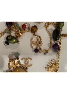 Chanel 01A 2001 Fall Rare Multi Charms Necklace Belt