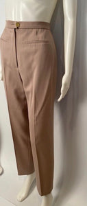 Chanel Boutique 97P, 1997 Spring Beige Blush Pant Jacket Suit Set FR 36 US 4