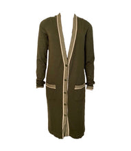 Load image into Gallery viewer, Chanel 2008 Cruise 08C Coco Line Long Cashmere Cardigan cardicoat duster FR 40