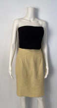 Load image into Gallery viewer, Vintage Chanel 98P, 1998 Spring Black Strapless Cropped Cotton Tube Top Camisole FR 40 US 4/6